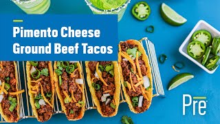 Pimento Cheese Ground Beef Tacos