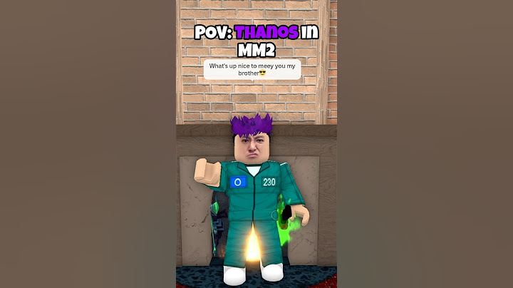 POV: THANOS FROM SQUID GAME PLAYS MM2☠️ #mm2 #roblox #squidgame #squidgame2