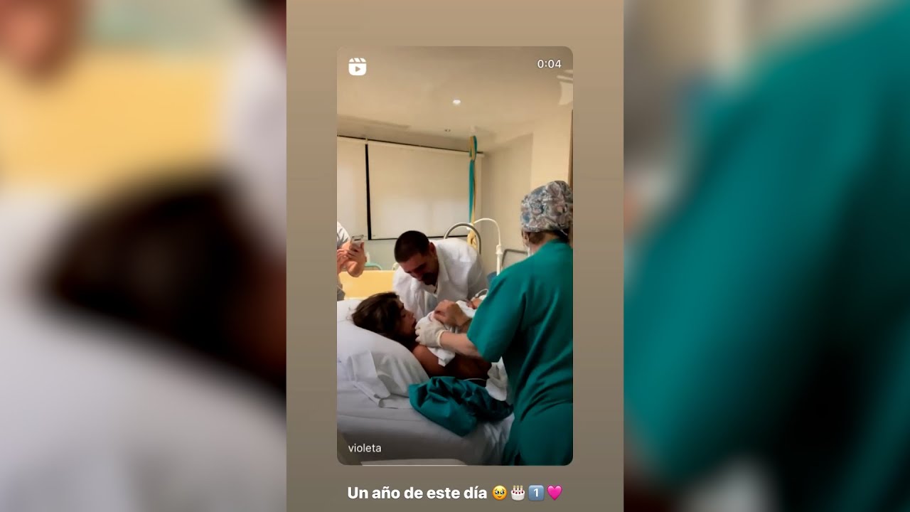 Violeta Mangriñán y Fabio Colloricchio celebran el primer año de vida de su hija Gala