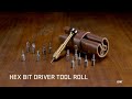 Crkt hex bit driver tool roll  joe wu design