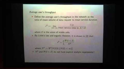How user throughput depends on the traffic demand in large cellular networks