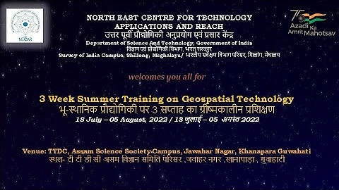 Training on Geospatial Technology w.e.f 18th July, to 5th August, 2022, Closing ceremony