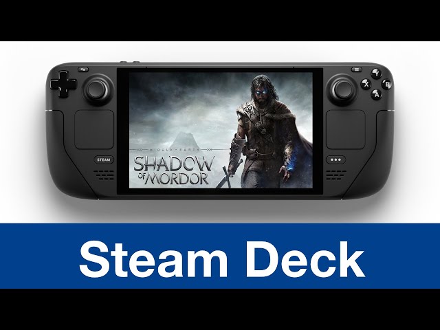 Middle Earth Shadow of Mordor Steam Deck Gameplay 