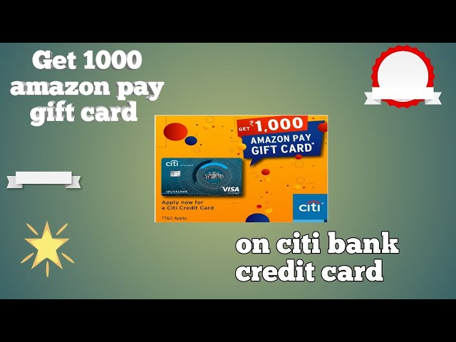 Get 1000 Amazon Pay Gift Card On Citi Bank Credit Card Apply Amazon Gift Card Offer Freegift Card Youtube - 11 best amazon gift cards images in 2020 roblox gifts amazon