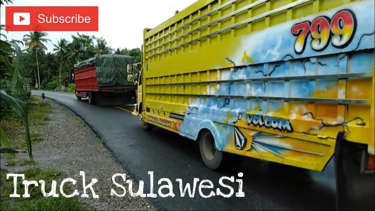 Pesona truck Sulawesi Trans Makassar  Kendari  YouTube