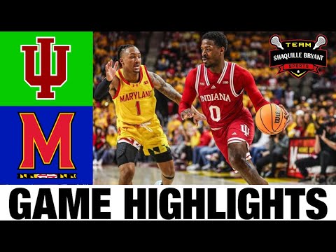 Indiana vs Maryland Highlights | NCAA Men's Basketball | 2024 College Basketball