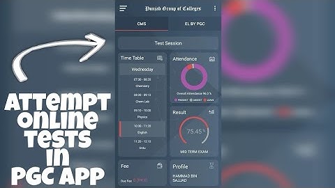 Online PGC Tests In PGC APP