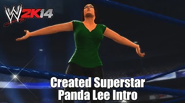 WWE 2K14 (Xbox 360): Created Superstar Panda Lee Intro