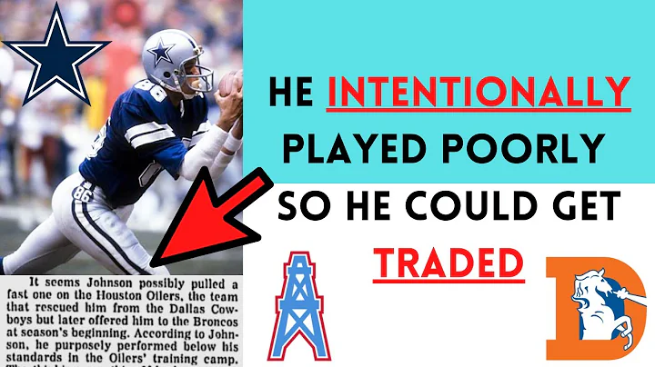 The NFL Player Who INTENTIONALLY Stunk So He Could...