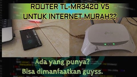 REVIEW OPENWRT DI ROUTER TL-MR3420 V5