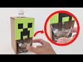 DIY Cardboard Water Dispenser！FUNNY Minecraft Creeper Cardboard Craft Idea