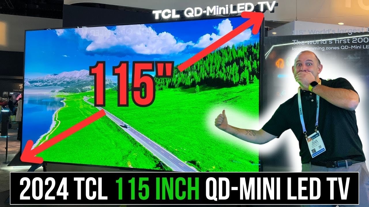 TCL's 2024 TV lineup includes this massive QD mini LED