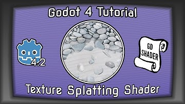 Godot 4, Shader Tutorial  - Texture Splatting  | Blend Textures | depthmap | heightmap