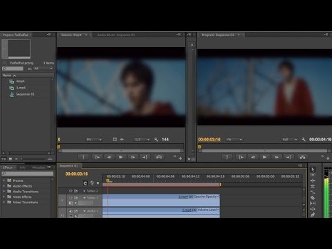 Как монтировать видео в программе Adobe Premiere Pro CS4, CS6 - Как  работать? Обзор программы