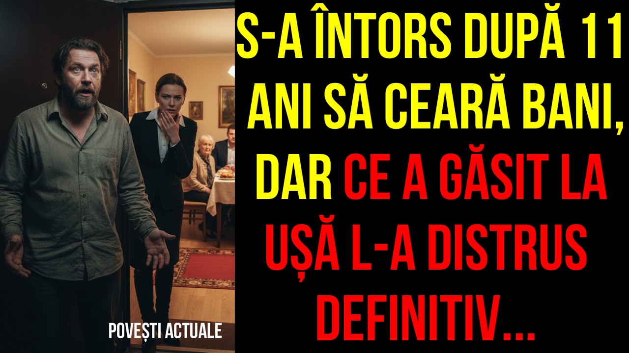 S-a întors după 11 ani să ceară bani, dar ce a găsit la ușă l-a distrus definitiv...