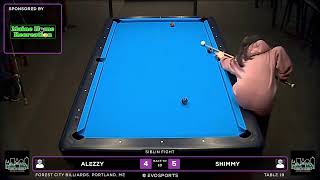 ALEZZY vs SHIMMY - FOREST CITY BILLIARDS - TABLE 19 | EvoSports