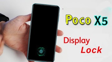 How to Set Display Fingerprint Lock in Poco X5 | Poco X5 5g me Display Fingerprint Kaise Lagaye