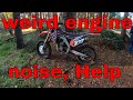 honda crf250r  weird engine noise