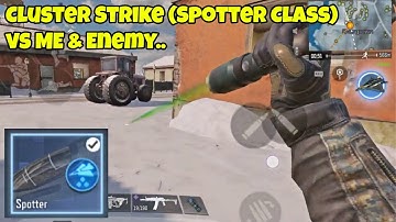 Cluster Strike (Spotter Class) vs ME & Enemy || COD Mobile #shorts