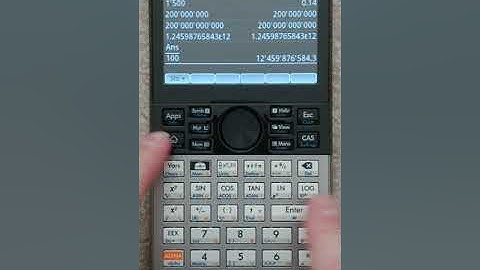HP Prime - Digit separators and Engineering notation