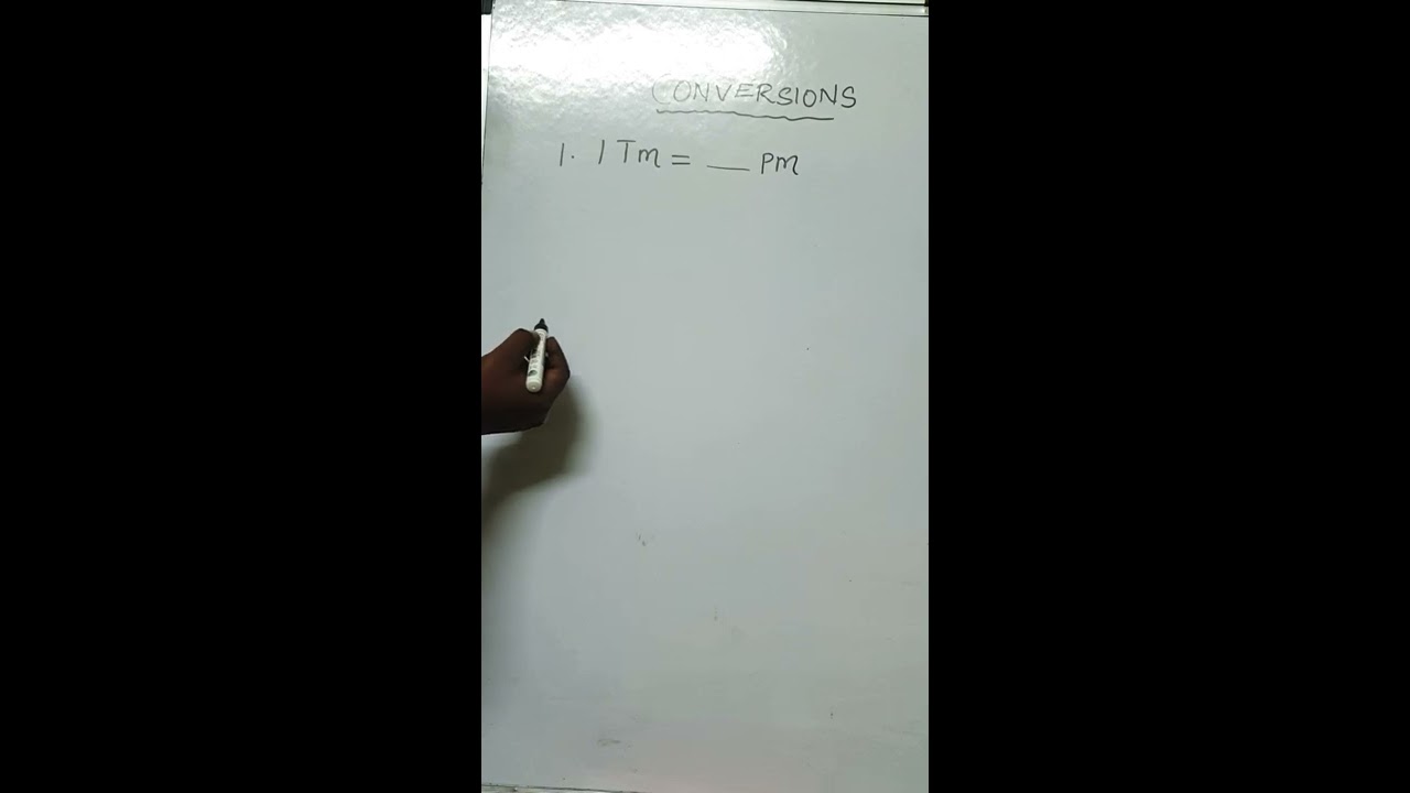 1 Terameter Is Equal To How Many Picometer YouTube 1 Terameter Is Equal To How Many Picometer YouTube
