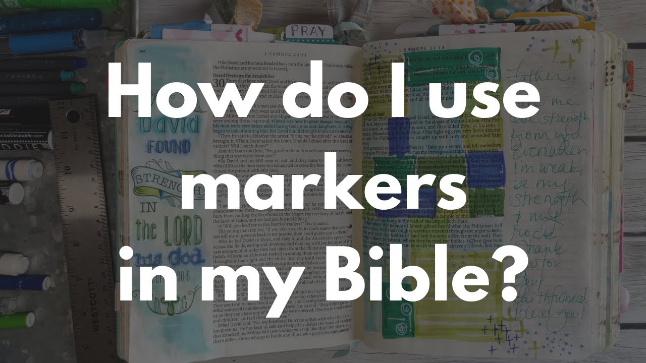 How do I use markers in my Bible? - YouTube