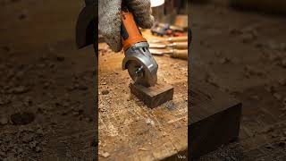 Mini Cortador de Canal Profundo (corpo laranja industrial + disco mais espesso) #woodworking #wood