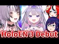 A-chan and Bae React to EN 3rd Gen Debut【Part1】【Hololive】