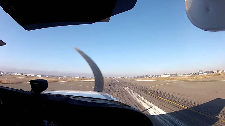 Landing at Montgomery Field in San Diego KMYF