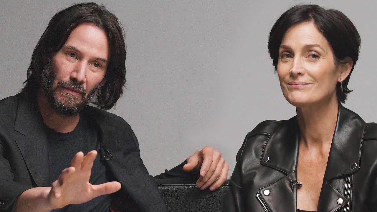 Keanu Reeves and Carrie-Anne Moss on making The Matrix Awakens with Epic Games