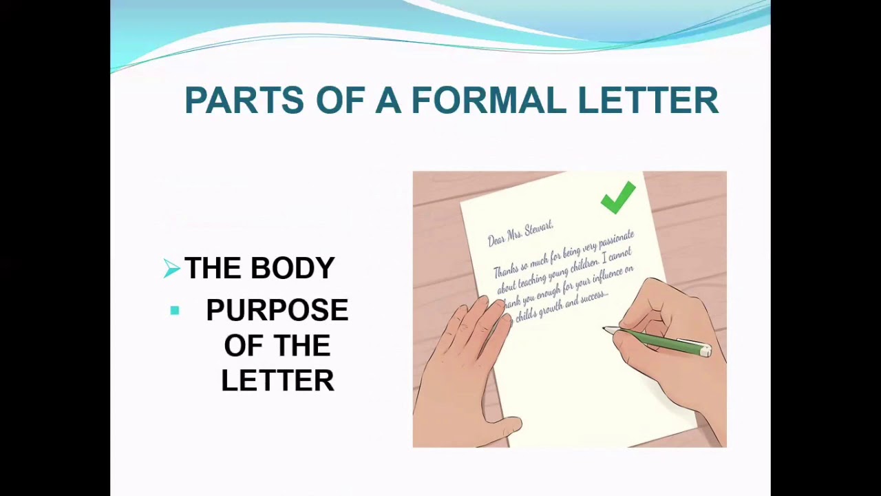Which Of The Following Are Components Of A Formal Cover Letter?