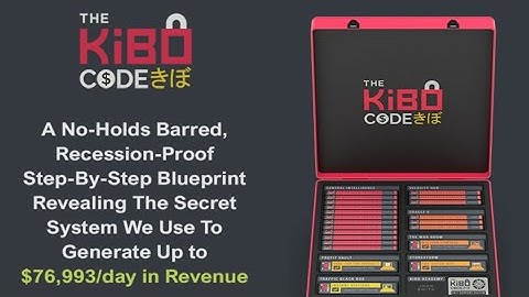 The kibo Code 2020 Kobe Approved!!