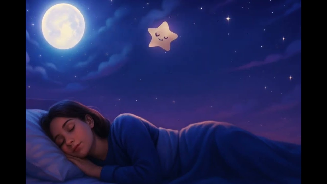 Good Night | Peaceful Sleep Music and Dreamy Sky