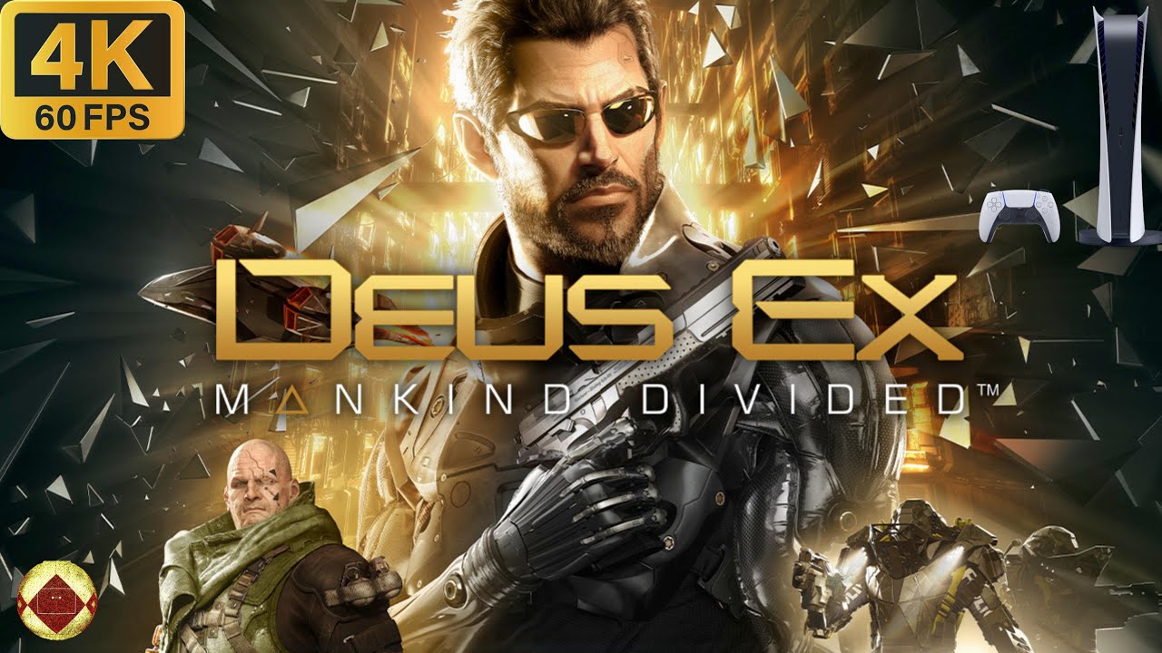Deus Ex Mankind Divided Gameplay Español PS5 4k HDR 60 FPS Qué Juegos rol de acción hay PlayStation