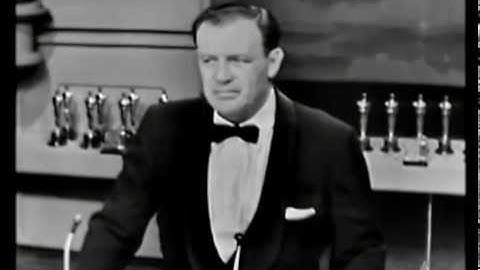 Delbert Mann winning the Oscar® for Directing "Marty"
