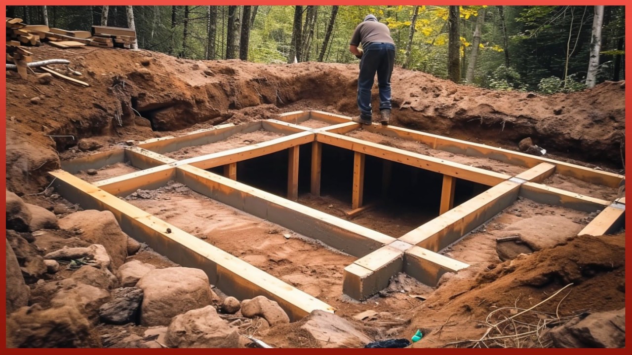 EP 40 | Sliding Bookshelves Door In My Stone Cabin - Cabin Interior Door