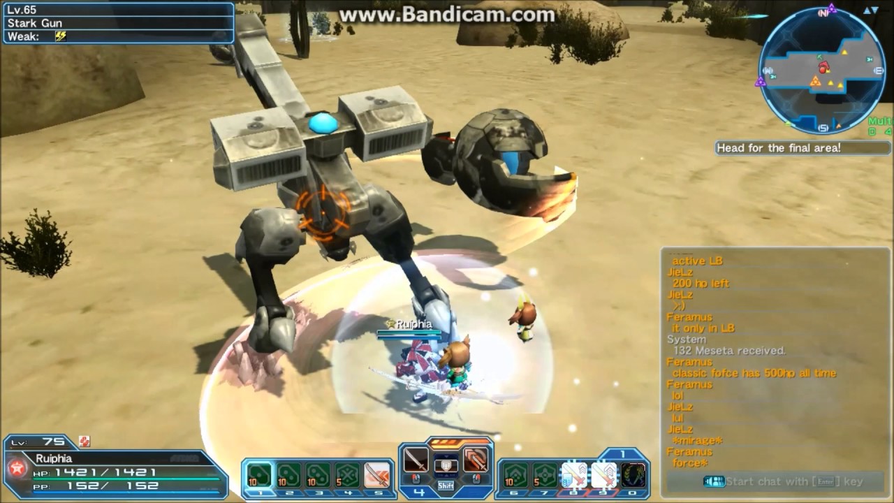 Roaming around doing random combo... [PSO2 Jp] - YouTube