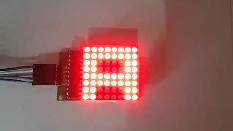How to display HAPPY BIRTHDAY on 8x8 dot led matrix display with arduino