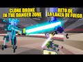 CLONE DRONE IN THE DANGER ZONE - CONSIGO LA LANZA DE FUEGO | Gameplay Español