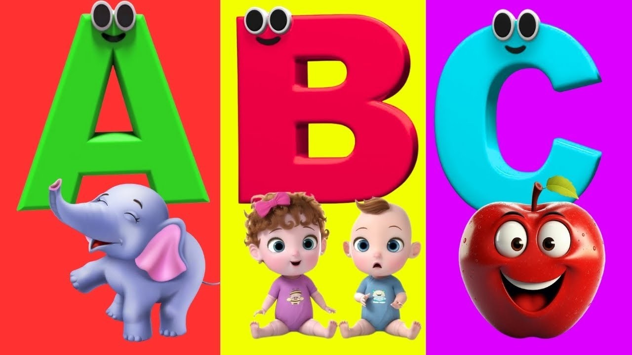ABC Kid's Song / Phonics Song / Kiddos Study Zone / Tiny Tots / ABC lyrics song /#abcdrhymesforkids