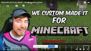 Mrbeast Minecraft Chaos Mod Clip
