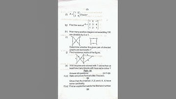 #bsc core 2 question paper 2021 BSc/BA math 1st semester question (Discrete) Utkal University