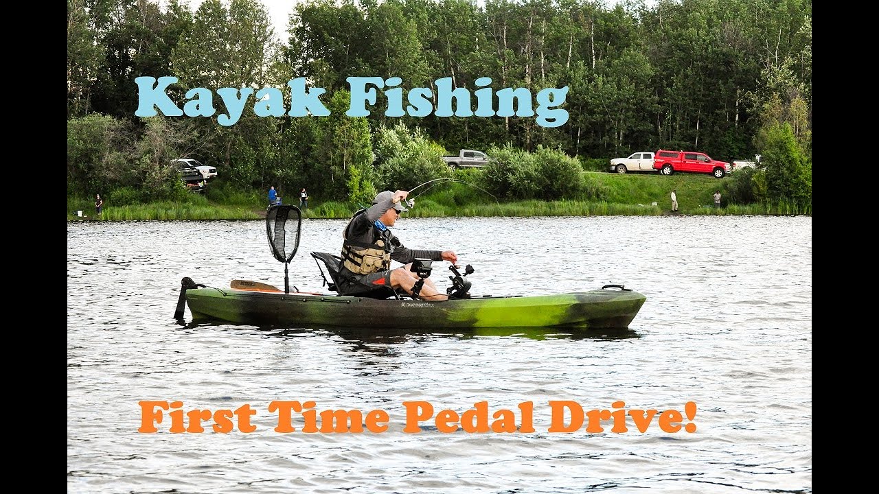 First Experience using a pedal drive fishing kayak! Star Lake Trout Fishing  (Alberta,Canada) 