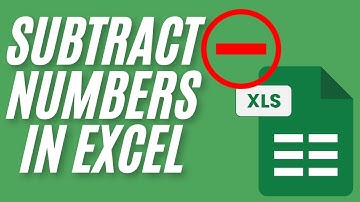 How To Subtract Numbers In Excel (Basic way ) #excelbeginners