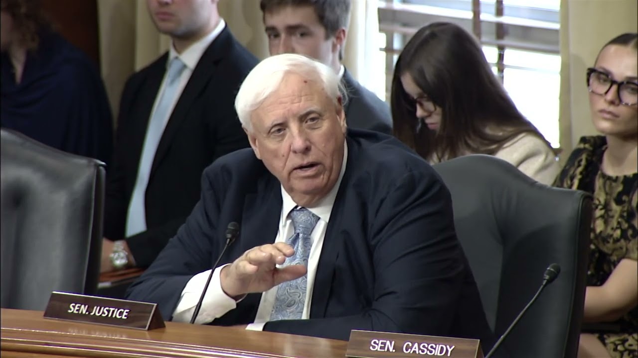 Senator Justice questions witness at Energy Hearing - October 29, 2025