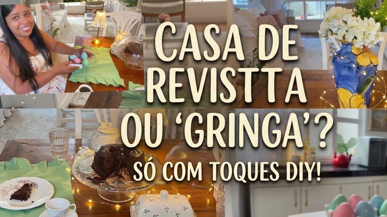 Está ficando fácil a rotina, porque estou enchendo a casa de delicadezas