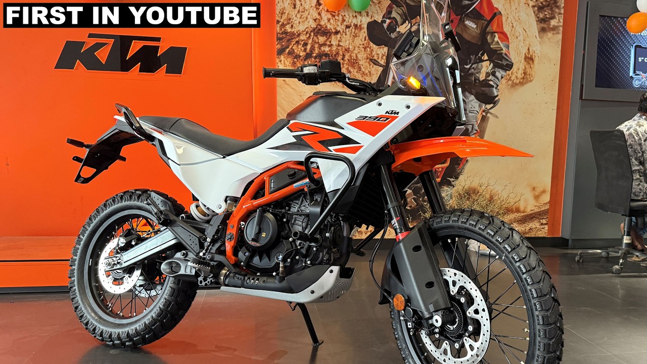 Наконец-то в Индии состоялся запуск совершенно нового KTM Adventure 390 R 2026 года! Подробный об...