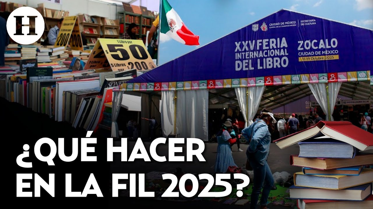 ¡Libros baratos y talleres divertidos! Feria Internacional del Libro llega al Zócalo en CDMX