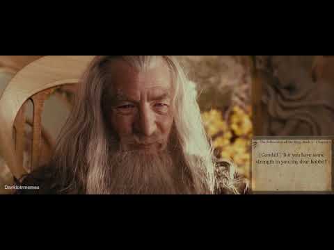 The Fellowship of the Ring but only the lines that are actually from the book [Part 1]