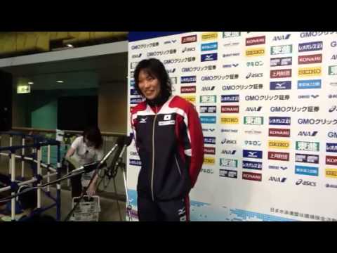 ジャパンオープン2012：上田春佳(女子100m自由形)